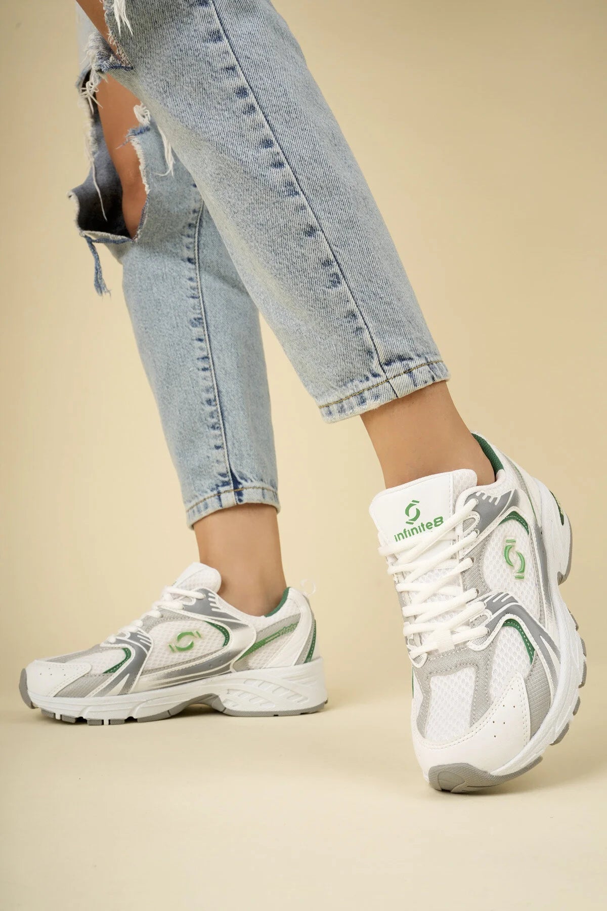 Kadın Triko Sneaker Spor Ayakkabı – Hafif Taban, Günlük & Yürüyüş Modeli - SK11