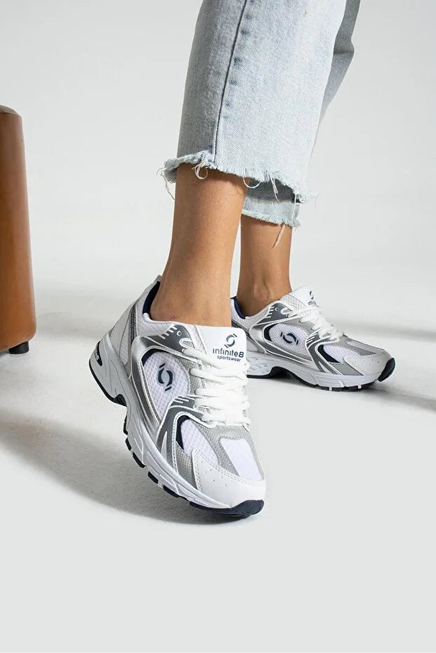 Unisex Triko Sneaker Spor Ayakkabı – Hafif Taban, Günlük & Yürüyüş Modeli - SK01