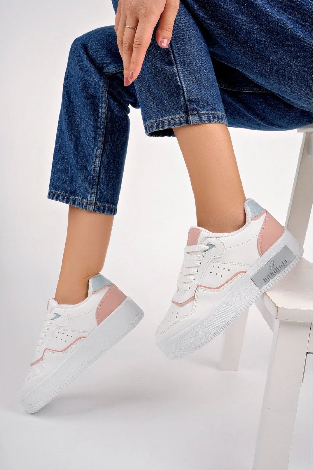 Kadın Beyaz Sneaker Spor Ayakkabı