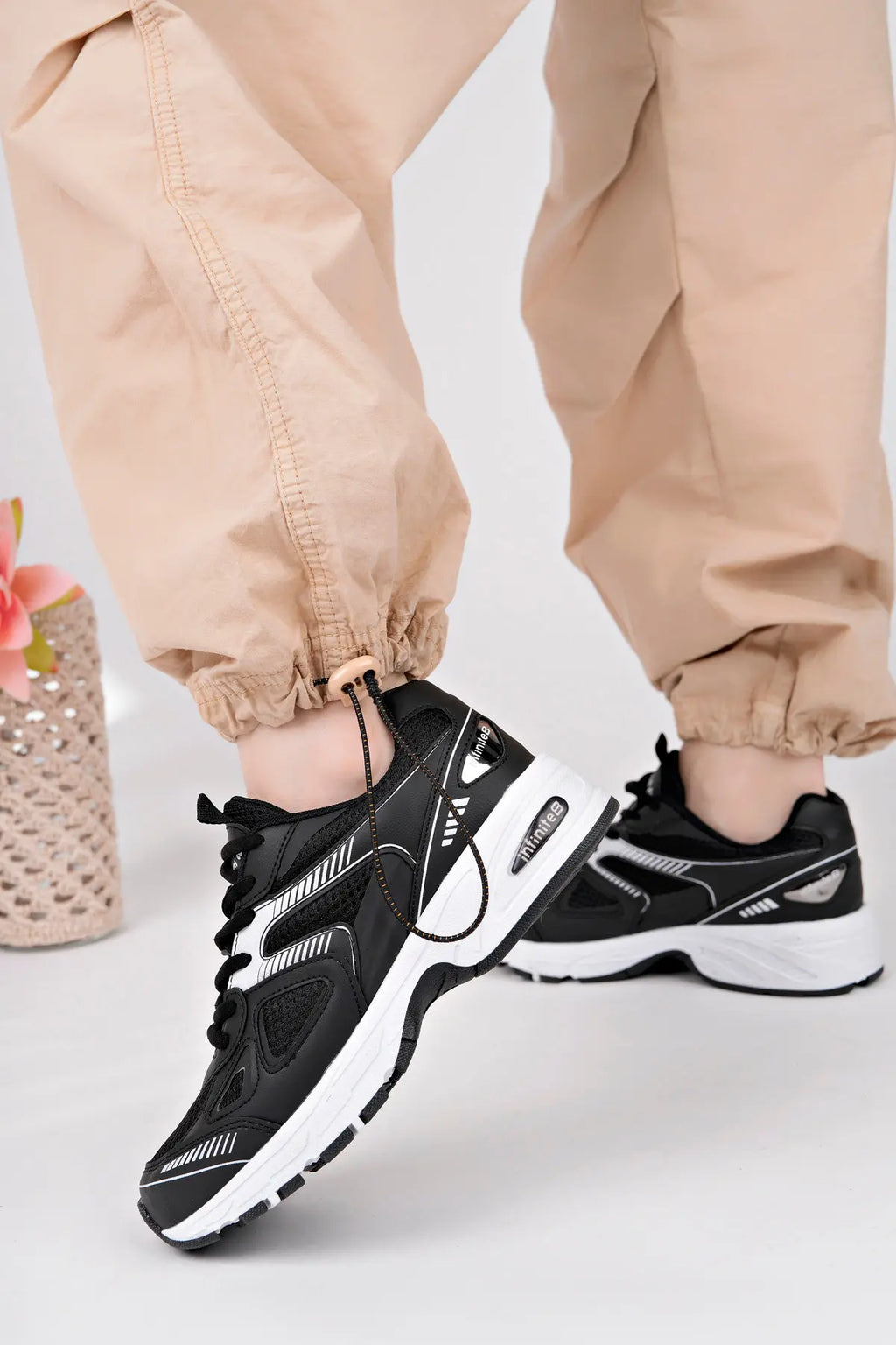 Unisex Kadın Erkek Ortopedik Triko Spor Ayakkabı Sneaker İNF-531