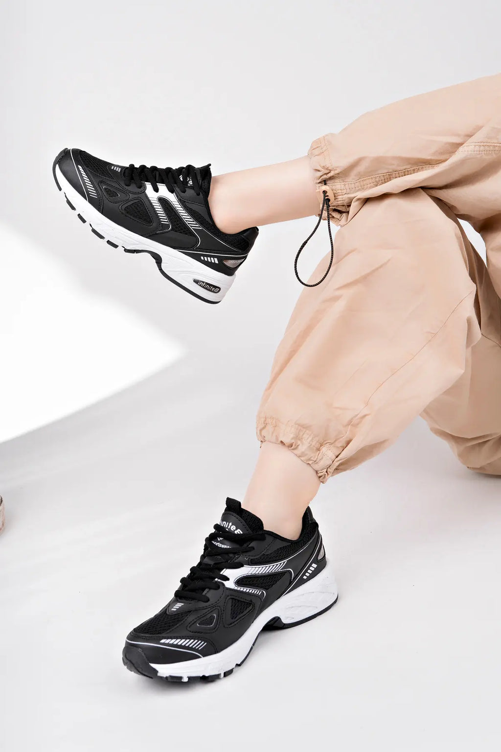 Unisex Kadın Erkek Ortopedik Triko Spor Ayakkabı Sneaker İNF-531