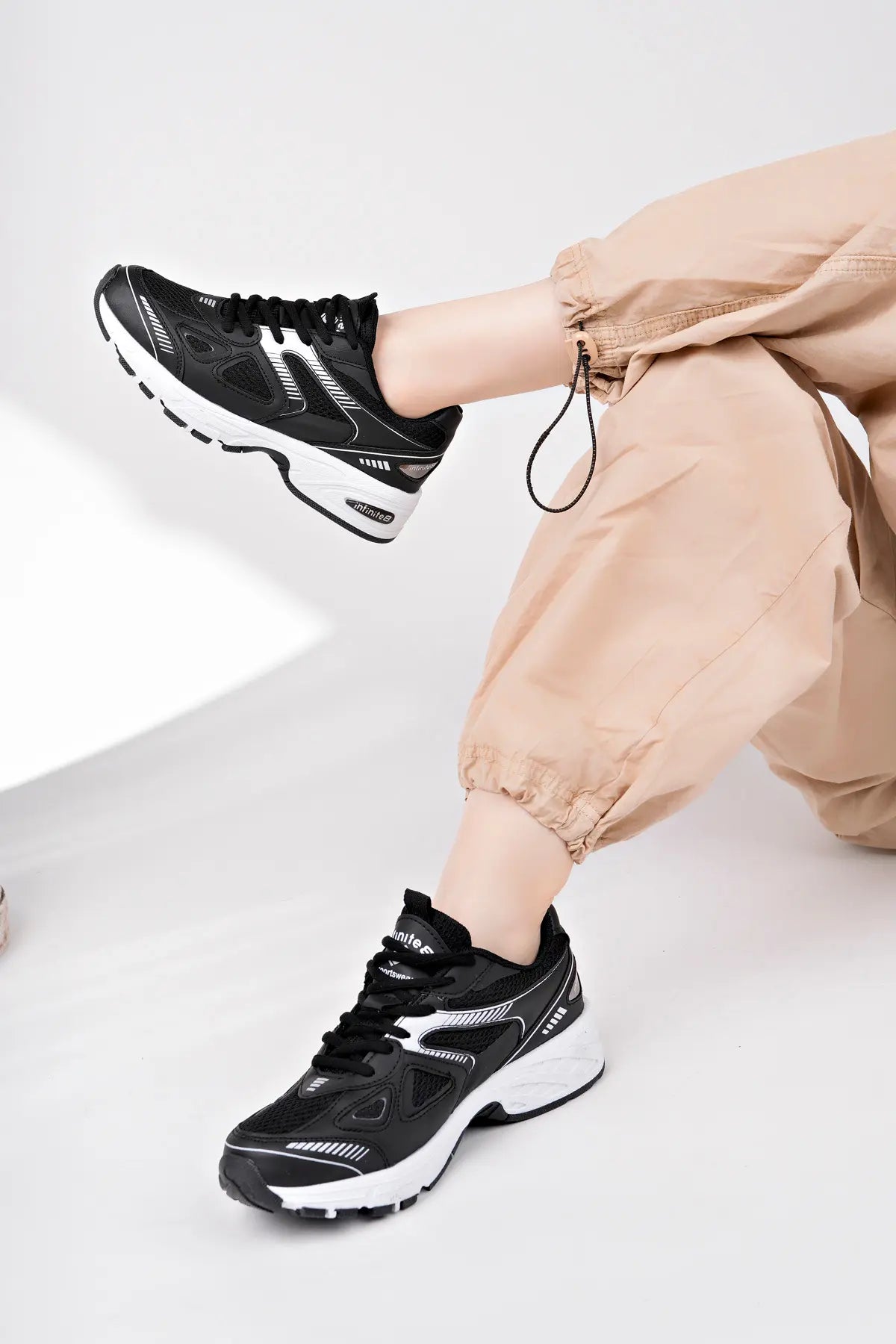Unisex Kadın Erkek Ortopedik Triko Spor Ayakkabı Sneaker İNF-531