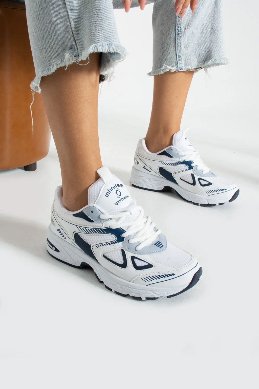 Unisex Kadın Erkek Ortopedik Triko Spor Ayakkabı Sneaker İNF-531