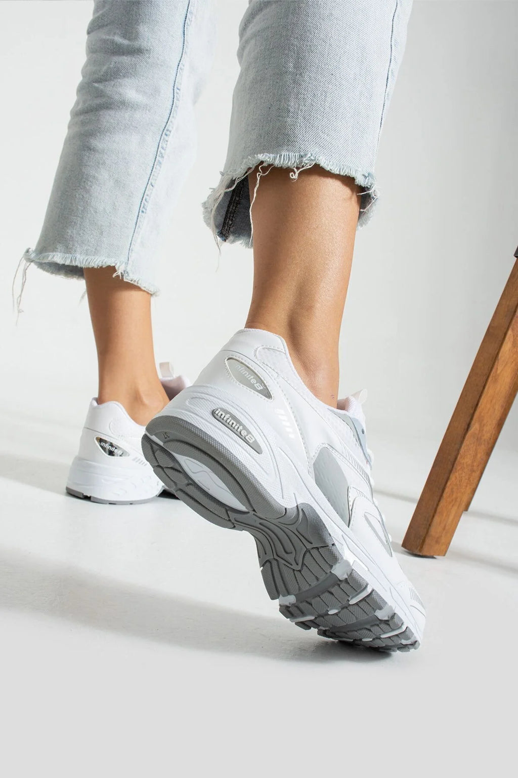 Unisex Kadın Erkek Ortopedik Triko Spor Ayakkabı Sneaker İNF-531